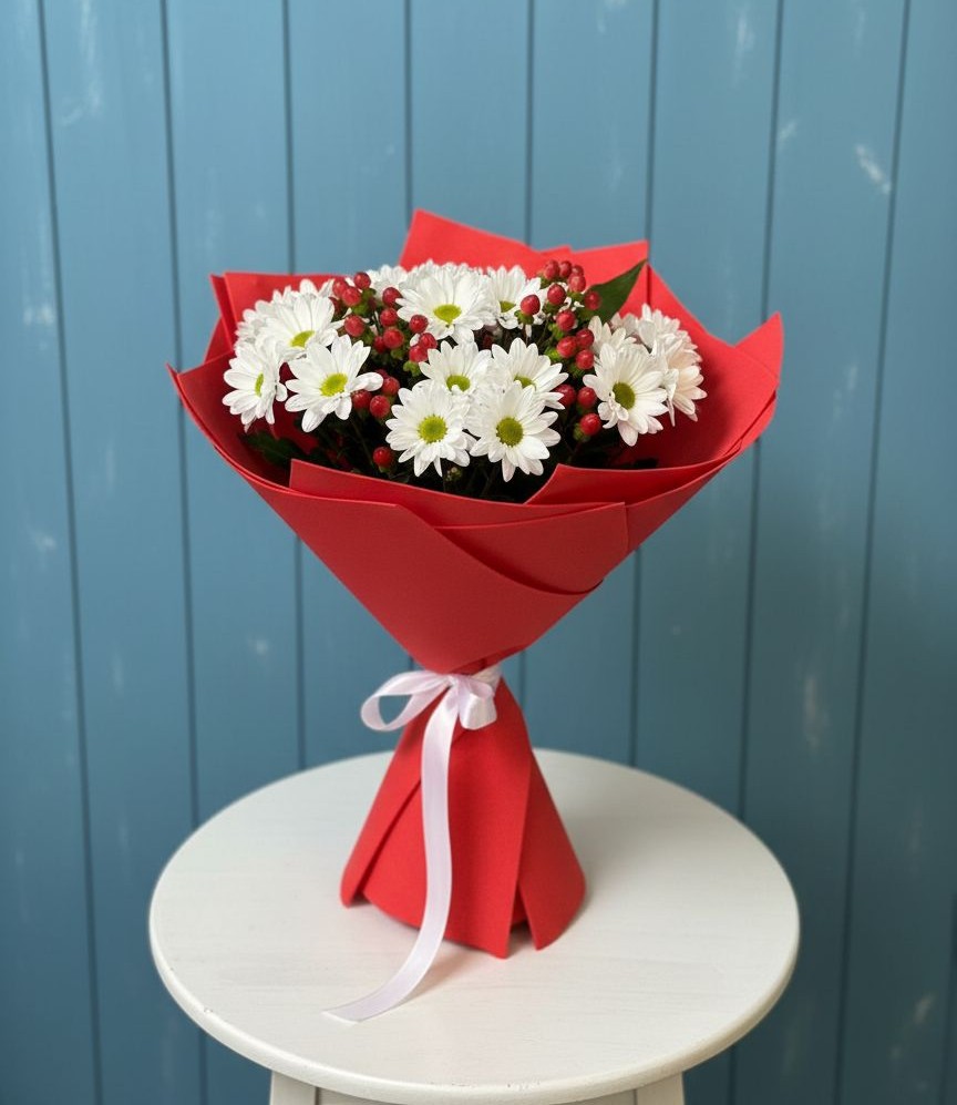 Букет цветов из: Хризантемы в Новоселицах