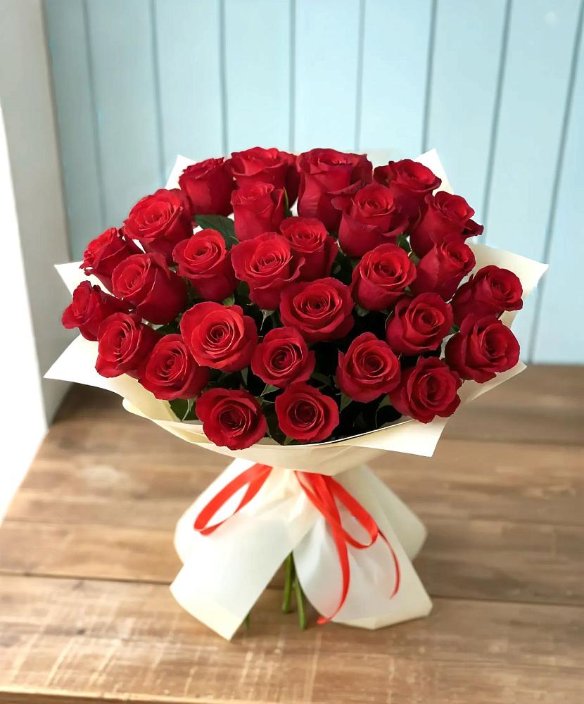 Букет 29 Красных роз в Новоселицах