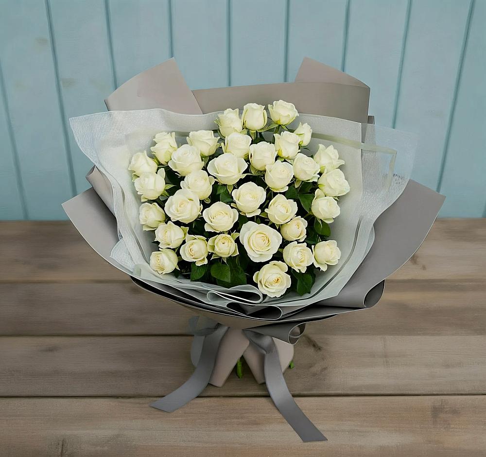Букет Белоснежная нежность в Новоселицах