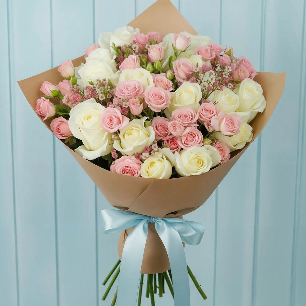 Букет цветов из: Розы в Новоселицах