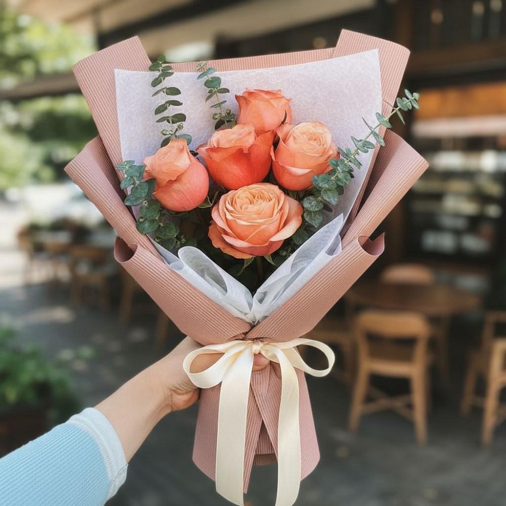 Букет цветов из: Розы в Новоселицах