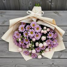 Букет цветов из:  Розы и Хризантемы в Новоселицах