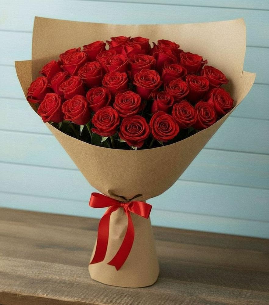 Букет Красные розы Милано в Новоселицах