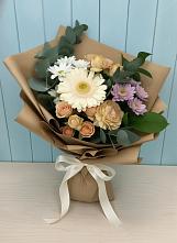 Букет цветов из:  Герберы и Хризантемы в Новоселицах
