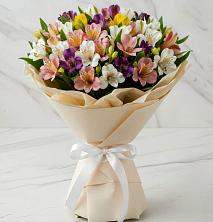 Букет цветов из:  Альстромерии в Новоселицах