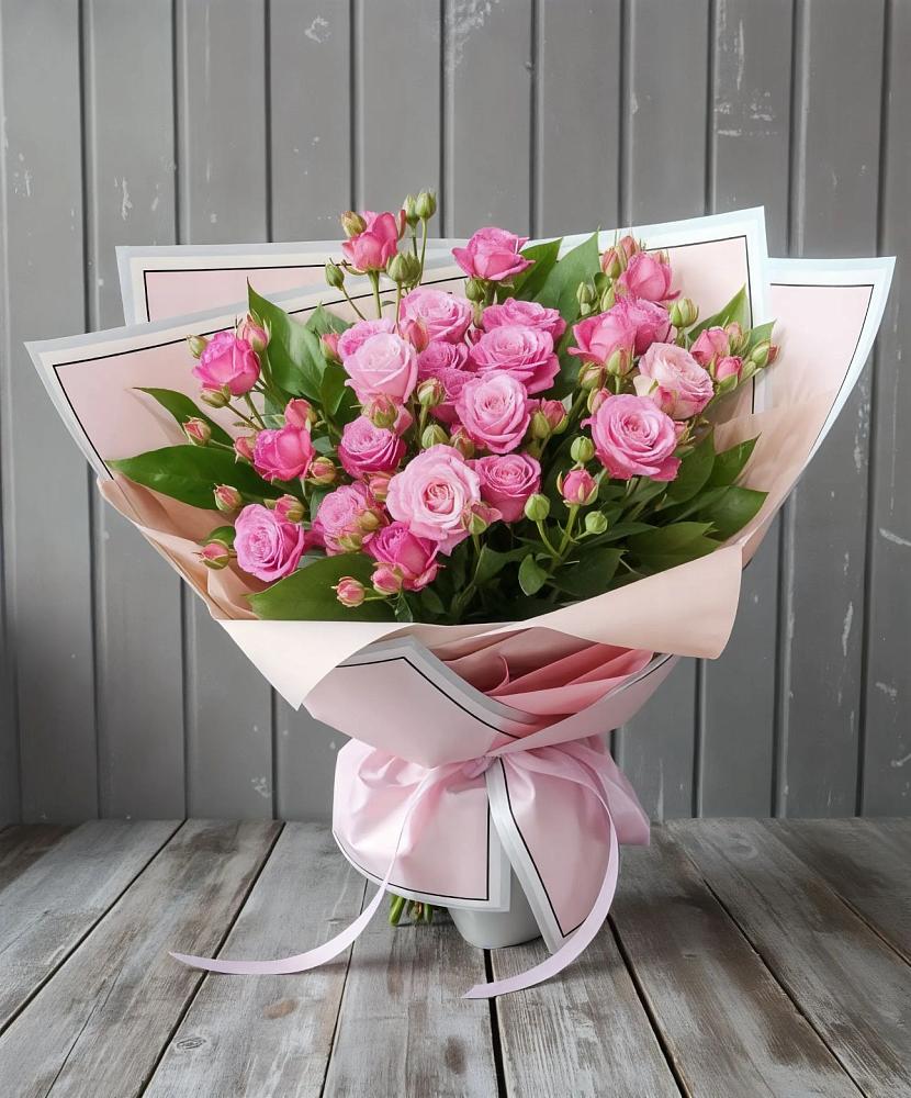 Букет Розовый кустик в Новоселицах