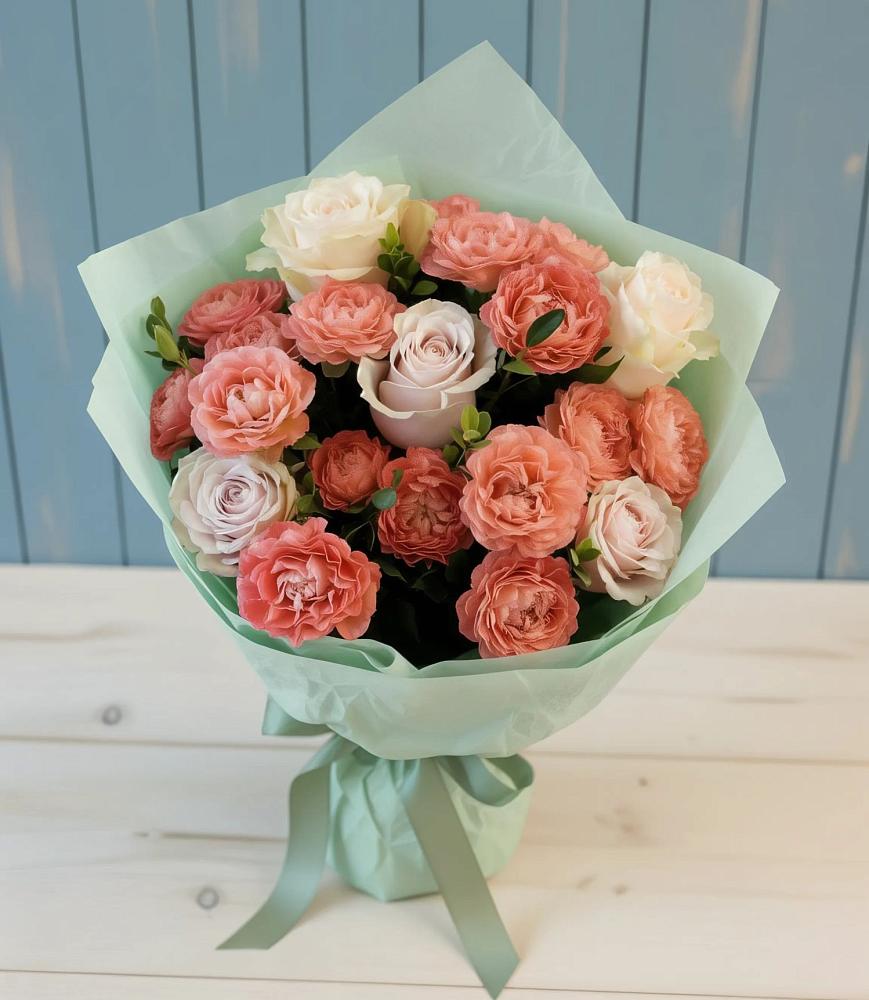 Букет цветов из: Розы в Новоселицах