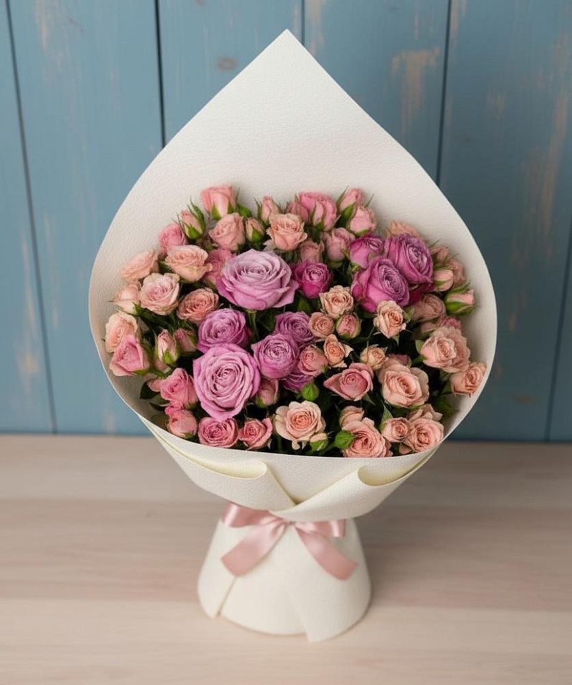 Букет цветов из: Розы в Новоселицах