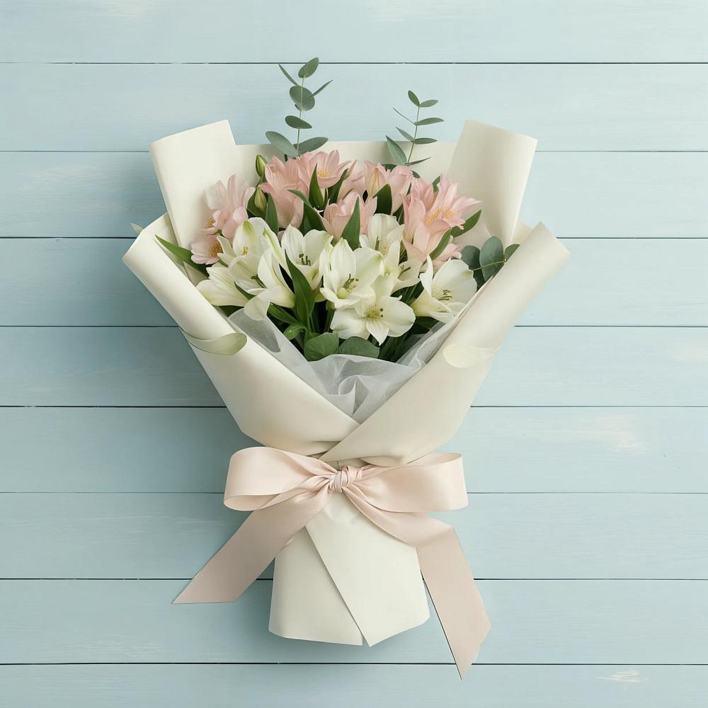 Букет цветов из: Альстромерии в Новоселицах