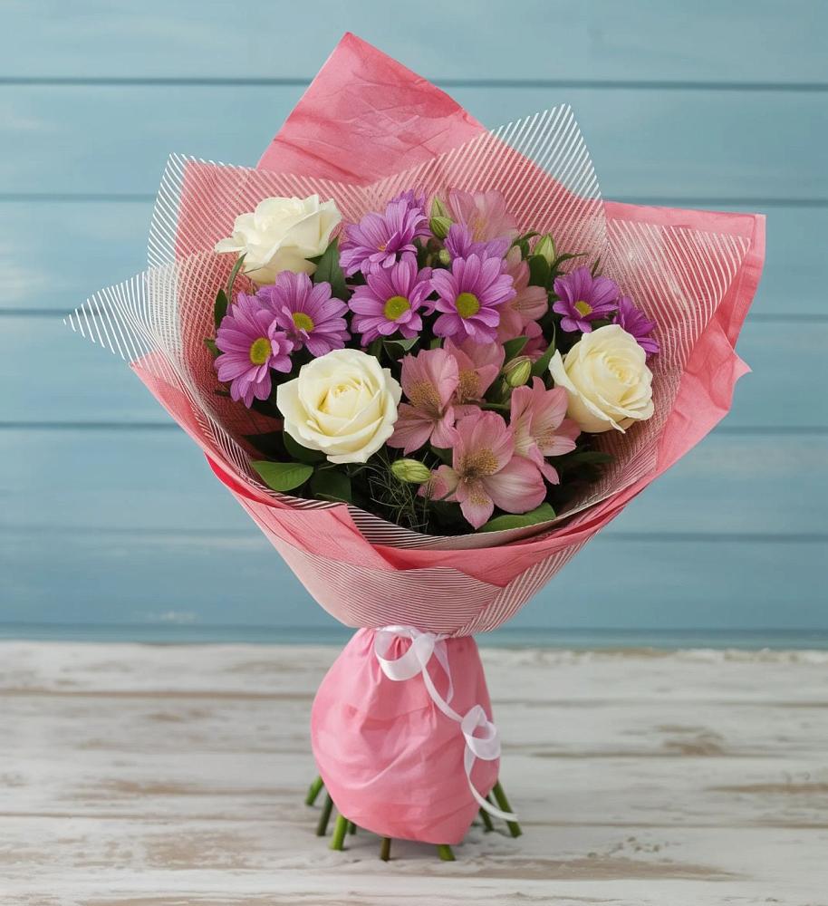 Букет цветов из: Герберы в Новоселицах