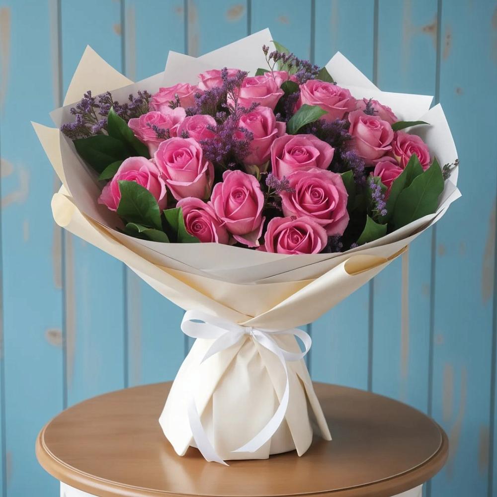 Букет цветов из: Розы в Новоселицах