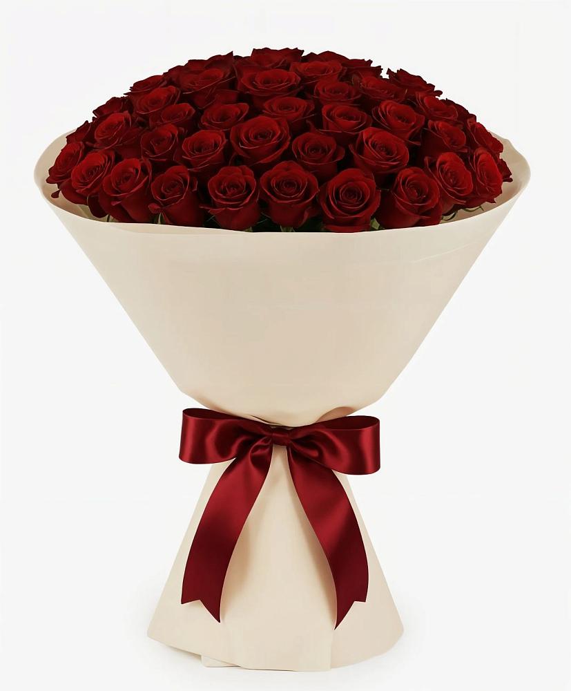 Букет 101 Бордовая роза Блэк Бакарра в Новоселицах