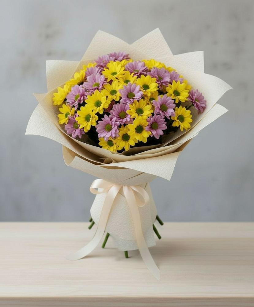 Букет цветов из: Хризантемы в Новоселицах